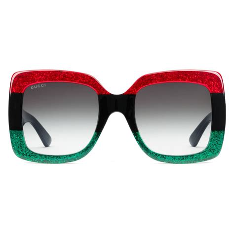 red and green gucci sunglasses